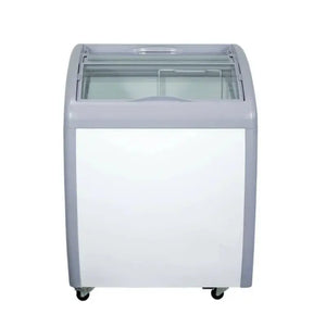 XS-160YX Curved Glass Top Chest Freezer - 26" Width Calgary Commercial Refrigeration