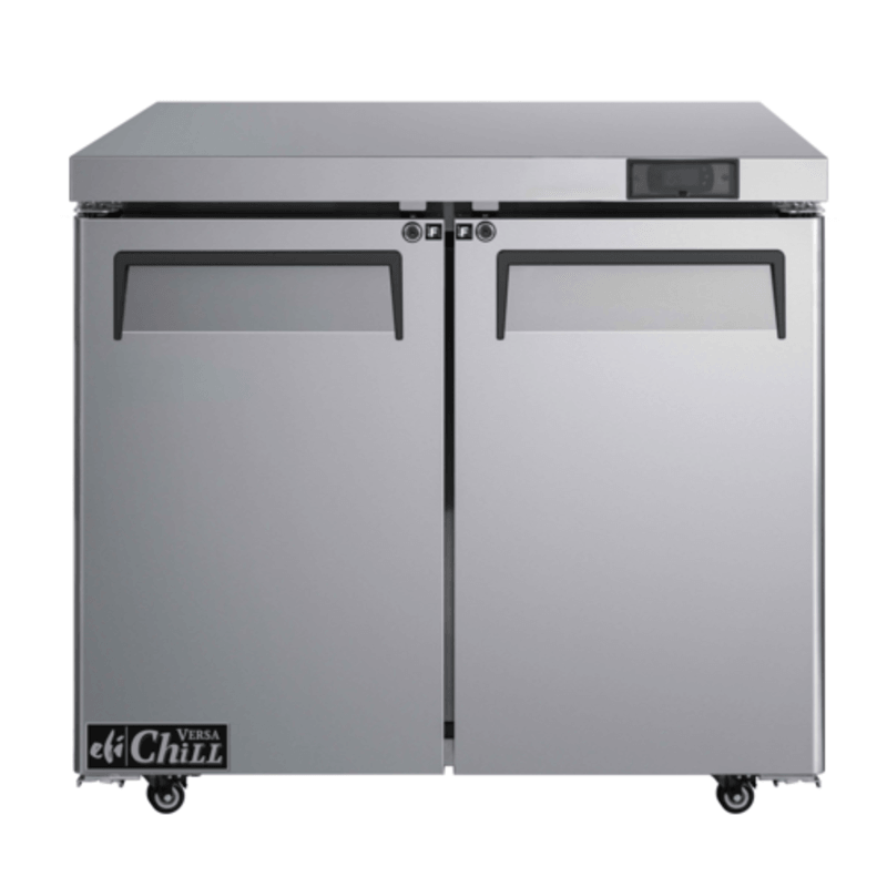 EFI Versa Chill FUDR2-36VC 36" Two-Door Commercial Undercounter Freezer
