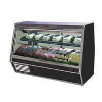 Howard McCray 74-Inch Refrigerated Deli Display Case SC-CDS32E-6-BE-LED - Black Exterior