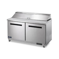Arctic Air AMT60R Commercial Mega-Top Sandwich Salad Prep Refrigerator Arctic Air