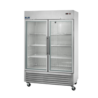 Arctic Air AGR49 49 Cu. Ft. Two-Section Commercial Glass Door Refrigerator