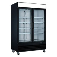 GX-D768BM2F-HC Two Glass Door Freezer - 49" Width Calgary Commercial Refrigeration