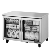 True TUC-48G-HC~FGD01 48" Commercial Undercounter Glass Door Refrigerator