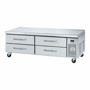 Blue Air BACB74M-HC Commercial 74-1/8" Refrigerated Equipment Stand & Chef Base