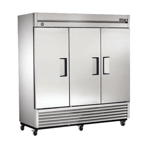 Refurbished True T-72F 78.1-Inch 3-Door Solid Reach-In Commercial Freezer