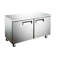 UUC60R Two Solid Door Under Counter Cooler - 60" Width Calgary Commercial Refrigeration