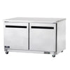Arctic Air AUC60R Commercial Grade Two-Door Undercounter Worktop Refrigerator Arctic Air