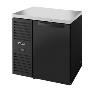 True Refrigeration TBR36-RISZ1-L-B-S-1 36" Single Door Refrigerated Back Bar Cabinet