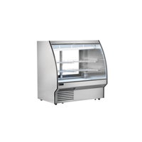 EFI CDCSC-60 60-Inch Stainless Steel Curved Glass Deli Showcase