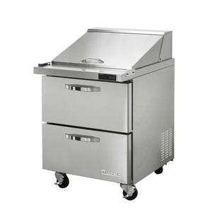 Blue Air BLMT28-D2-HC 27.5-Inch Mega Top Prep Table with 2 Drawers