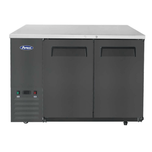 Atosa SBB48GRAUS2 48-Inch Solid Door Shallow Depth Back Bar Cooler