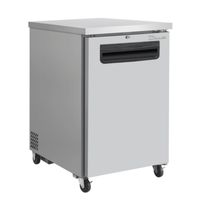 Blue Air BLBB23-1S-HC 24-1/8"W Single-Section Solid Door Back Bar Refrigerator