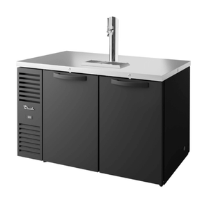 True TDR60-PTSZ1-L-B-SS-SS-1 60-Inch Dual-Sided Refrigerated Draft Beer Dispenser