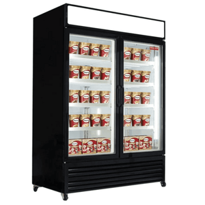 New Air NGF-122-H 54-Inch Two-Door Glass Merchandising Freezer