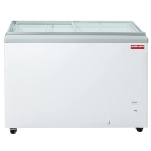 New Air NIF-50-FG 12.9 Cu. Ft. 50-Inch Ice Cream Dipping Cabinet with Flat Glass Doors
