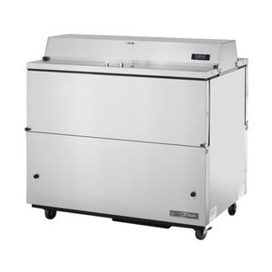 True TMC-49-S-DS-HC 49" Mobile Dual-Sided Stainless Steel Milk Station