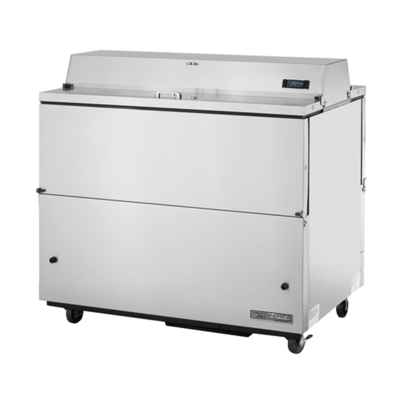 True TMC-49-S-DS-HC 49" Mobile Dual-Sided Stainless Steel Milk Station