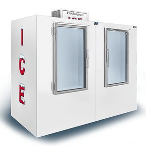 Leer TD155UAGP High-Capacity 96-Inch Indoor Ice Merchandiser - 155 Cu. Ft.