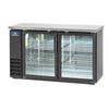 Arctic Air ABB60G Commercial Two-Door Glass Back Bar Cooler Arctic Air