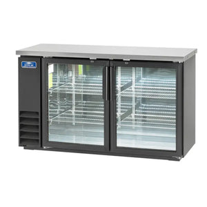 Arctic Air ABB60G Commercial Two-Door Glass Back Bar Cooler Arctic Air