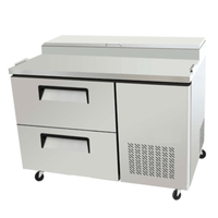 EFI CPDW2-44VC 44-Inch 2-Drawer Refrigerated Pizza Prep Table