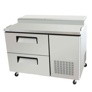 EFI CPDW2-44VC 44-Inch 2-Drawer Refrigerated Pizza Prep Table