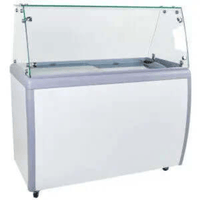 Ancaster DC-360 49.6" Ice Cream Merchandising Freezer with Sneeze Guard