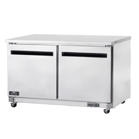 Arctic Air AUC60F 61-Inch Commercial Two-Door Worktop Freezer