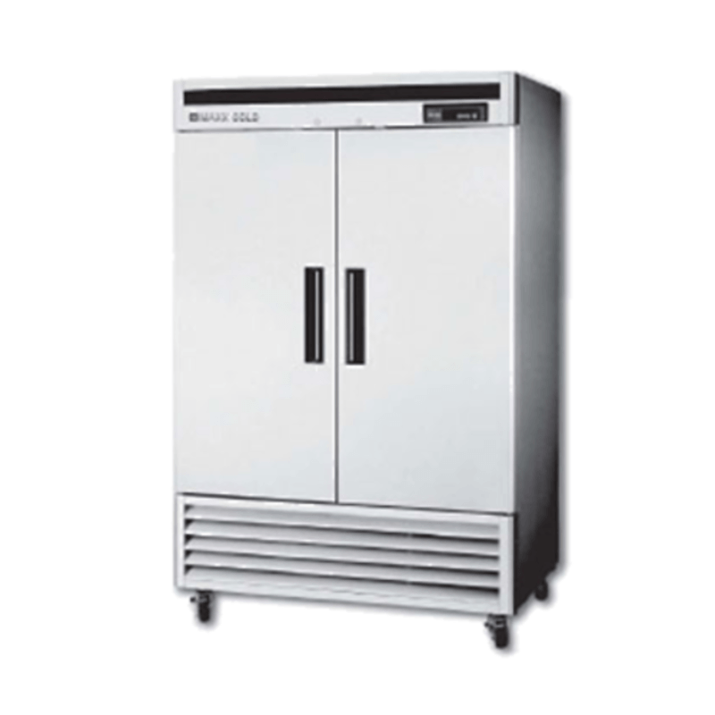 Maxx Cold MCF-49FDHC 2-Door Commercial Reach-In Freezer 54-Inch for high-volume kitchens.
