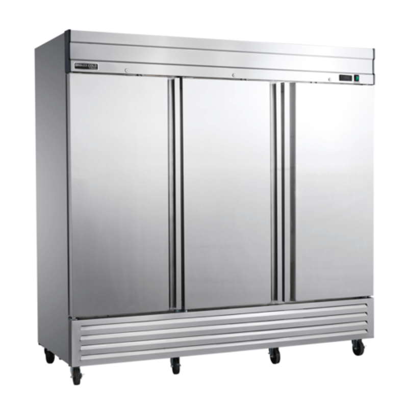 Maxx Cold MVR-72FDHC V-Series 81-Inch 3-Door Reach-In Refrigerator for commercial reach-in refrigerator needs.