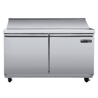 Maxx Cold MVR48SHC 48.2-Inch V-Series Refrigerated Prep Station for Sandwiches and Salads