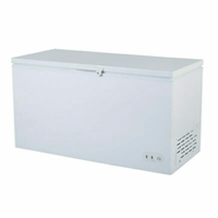 Maxx Cold MXSH15.9SHC 15.9 Cu Ft Commercial Chest Freezer in white with solid lid and front control panel.