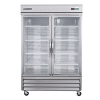 Maxx Cold X-Series 49 Cu. Ft. Glass Door Reach-In Refrigerator, a commercial glass door refrigerator for foodservice.