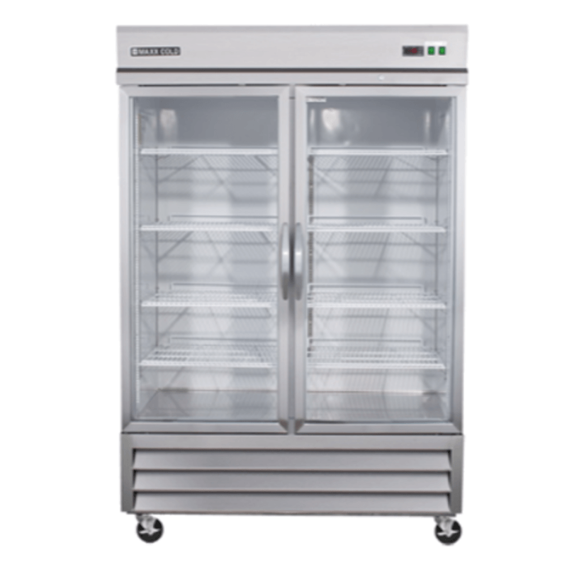 Maxx Cold X-Series 49 Cu. Ft. Glass Door Reach-In Refrigerator MXCR-49GDHC