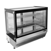 EFI Sales CGSM-CT-2726 27.6-Inch Flat Glass Refrigerated Countertop Display Cabinet