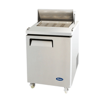 Atosa MSF8305GR 27.5" Commercial Mega Top Prep Table for Sandwiches & Salads