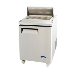 Atosa MSF8305GR 27.5" Commercial Mega Top Prep Table for Sandwiches & Salads