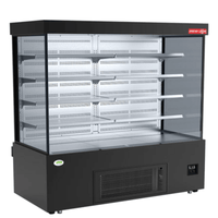 New Air NOM-71-S 70.25-Inch Refrigerated Self-Serve Open Merchandiser, 30.8 Cu. Ft.