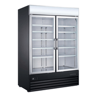 EFI C2-49GDVCX 2-Door Refrigerated Glass Merchandiser Cooler, 48-Inch