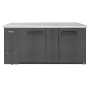 Atosa SBB69GRAUS2 68" 2-Door Shallow Depth Refrigerated Back Bar Cooler