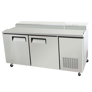 EFI CPDR2-67VC 67-Inch 2-Door Refrigerated Pizza Prep Station