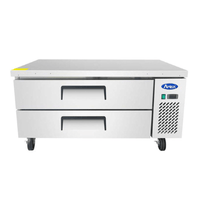 Atosa MGF8450GR 48.4-Inch Commercial Refrigerated Chef Base