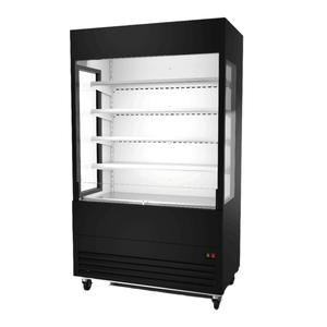 Ancaster AFE-OC-48G 48-Inch Commercial Glass-Sided Open Display Refrigerator
