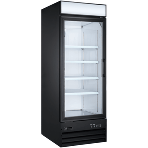 EFI C1-27GDVCX-L Versa Chill 27-Inch Black Glass Door Display Refrigerator