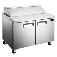 EFI CSDR2-60VCX X-Line 60-Inch Refrigerated Prep Station for Salads and Sandwiches