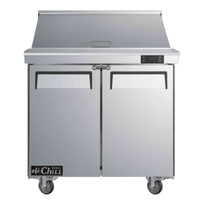 EFI CMDR2-36VC 36-Inch 2-Door Mega Top Sandwich Prep Table