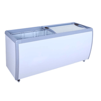EFI FCFG-71 20.1 Cu. Ft. Flat Glass Top Ice Cream Merchandiser