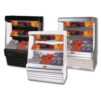Howard-McCray SC-OP30E-5-B-LED 63" Black Multi-Deck Produce Merchandiser