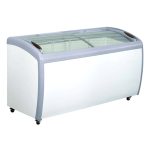 EFI FCCG-60 60-Inch Curved Glass Novelty Ice Cream Freezer, 16.2 Cu. Ft.