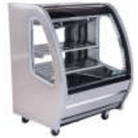 Imbera Cooling Pro-Kold DDC40SS 40" Curved Glass Deli Refrigerator